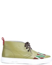 Del Toro Shoes Chukka Embellished Sneakers