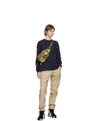 Billionaire Boys Club Green Camo Space Waist Bag