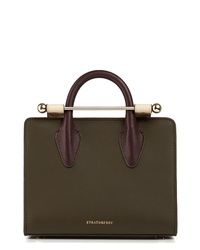 STRATHBERRY Nano Tricolor Leather Satchel