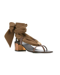 Giuseppe Zanotti Design Scarf Tie Sandals