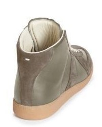 Maison Margiela Replica High Top Leather Sneakers