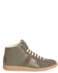Maison Margiela Replica High Top Leather Sneakers