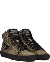 Diesel Taupe Leroji Mid X Sneakers