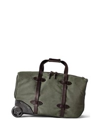 Olive Leather Holdall
