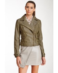 Blanc Noir Bnci By Quilted Trim Moto Jacket 36 Nordstrom Rack