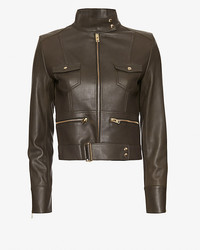 IRO Broome Leather Jacket Black