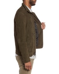 John Varvatos Star Usa Zip Front Leather Jacket
