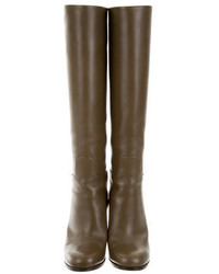Celine Cline Leather Knee High Boots