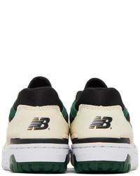 New Balance Beige Green 550 Sneakers