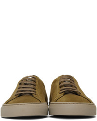 Common Projects Green Nubuck Achilles Low Sneakers