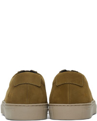 Common Projects Green Nubuck Achilles Low Sneakers