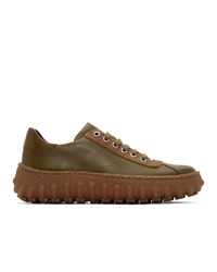 CamperLab Khaki And Brown Ground Sneakers