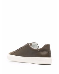 Canali Leather Low Top Sneakers
