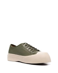 Marni Leather Low Top Sneakers