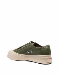 Marni Leather Low Top Sneakers