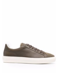 Canali Leather Low Top Sneakers