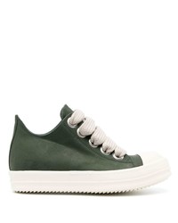 Rick Owens Leather Low Top Sneakers