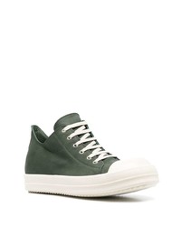 Rick Owens Low Top Leather Sneakers
