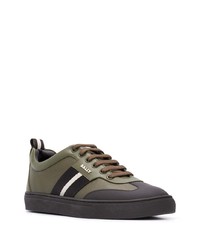 Bally Low Top Side Stripe Sneakers