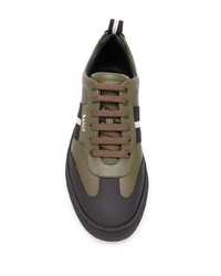 Bally Low Top Side Stripe Sneakers