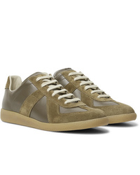 Maison Margiela Replica Leather And Suede Sneakers, $409, MR PORTER