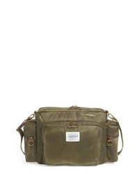 Olive Leather Messenger Bag