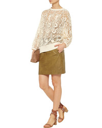 Isabel Marant Leather Skirt, $1,070 | theOutnet Lookastic