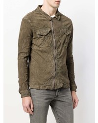 Giorgio Brato Textured Shirt Jacket