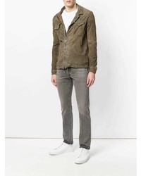 Giorgio Brato Textured Shirt Jacket