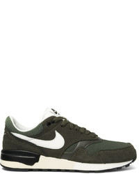 Nike Air Odyssey Leather Mesh And Nubuck Sneakers