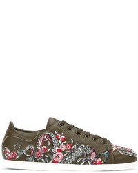 Alexander McQueen Embroidered Tattoo Sneakers
