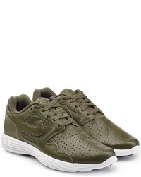 Nike Perforated Leather Sneakers