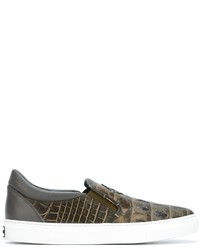 Roberto Cavalli Kimbo Monogram Loafer Sneakers