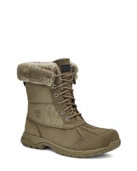UGG Butte Mono Leather Boot In Moss Green At Nordstrom