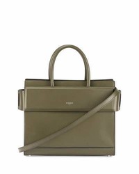 Givenchy Horizon Small Leather Tote Bag Army Green