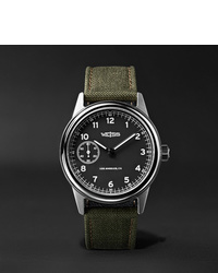Weiss Automatic Issue 38mm Stainless Steel And Cordura Field Watch