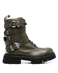 Moschino Buckled Ankle Boots