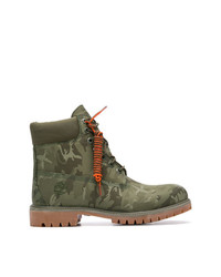 girl On a large scale glory Timberland Camouflage Lace Up Boots, $192 | farfetch.com | Lookastic