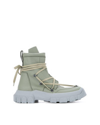 Rick Owens Lace Up Hiking Boots, $1,297 | farfetch.com | Lookastic