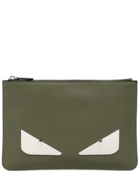 Fendi Monster Leather Pouch