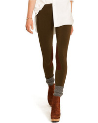 Polo Ralph Lauren Suede Patch Skinny Riding Pants, $98 | Macy's | Lookastic