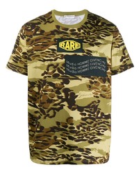 Olive Leopard Crew-neck T-shirt