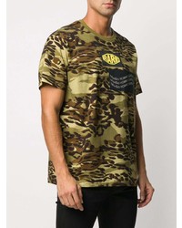 Givenchy Camouflage Print T Shirt