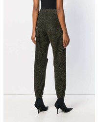 T by Alexander Wang Leopard Printed Jogger Trousers