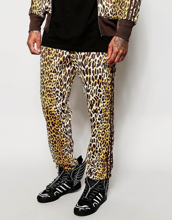 adidas X Jeremy Scott Leopard Track Pants, $224 | Asos | Lookastic