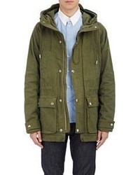Givenchy Canvas Anorak Green