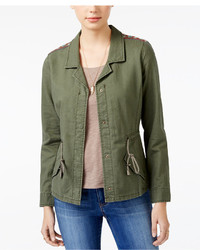American Rag Embroidered Utility Jacket Only At Macys