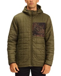 Billabong Journey Quilted Hooded Puffer Jacket