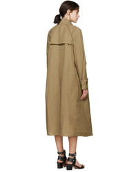 Isabel Marant Khaki Nylon Garnett Trench Coat