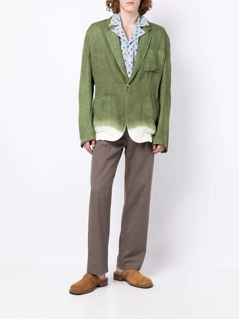 Nick Fouquet Single Breasted Linen Blazer, $1,035 | farfetch.com ...